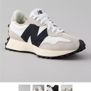 New Balance Gray and White Sneakers Retro-Inspired Design